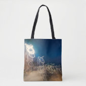 Abstract Intentional Camera Movement Night Light T Tasche (Vorderseite)