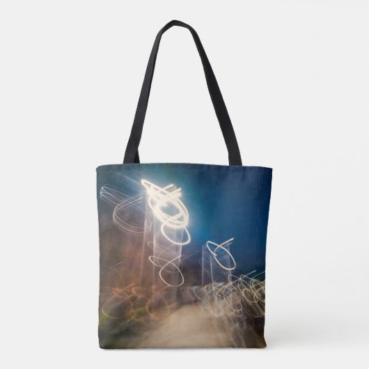 Abstract Intentional Camera Movement Night Light T Tasche (Rückseite)