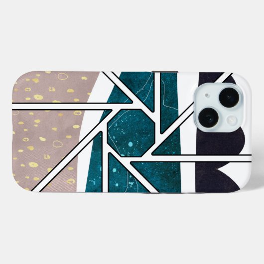 Abstract iphone 15 case design (Rückseite (Horizontal))