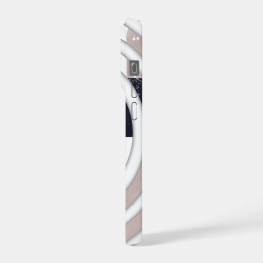 Abstract Iphone 15 pro Case Design iPhone Hülle (Linke Seite)