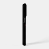 Abstract Iris Flower – Elegant Floral Art iPhone Hülle (Rechte Seite)