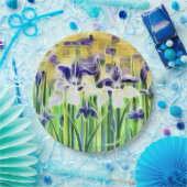 Abstract Iris Paper Napkins Pappteller (Party)