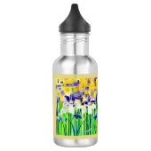Abstract Iris Water Bottle Edelstahlflasche (Links)