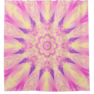Abstract kaleidoscope pastel background. Beautiful Duschvorhang