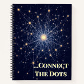 Abstract Knowledge Graph | Connected Learning Netw Notizblock (Vorderseite)