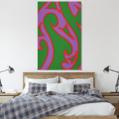 Abstract kowhaiwhai art by RRW  Leinwanddruck (Insitu (Schlafzimmer))