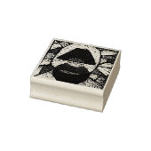 Abstract lamp mid century rubber stamp gummistempel (Stempel)