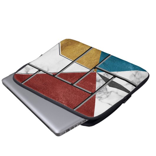 Abstract Laptopschutzhülle (Vorne Knopf)