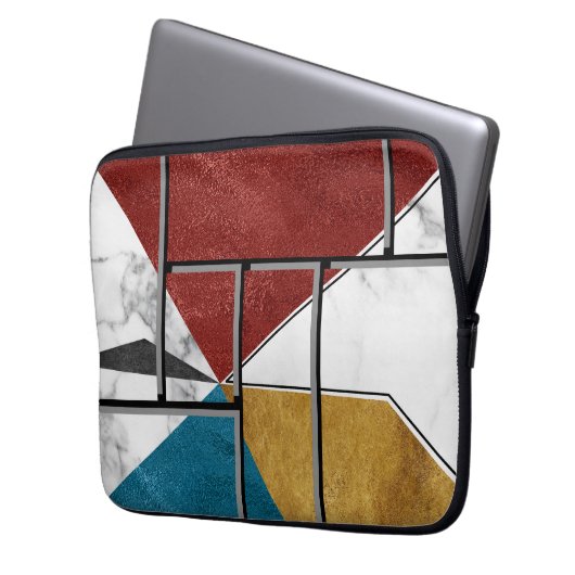 Abstract Laptopschutzhülle (Vorderseite Links)