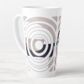 Abstract latte mug design milchtasse (Linke Ecke)