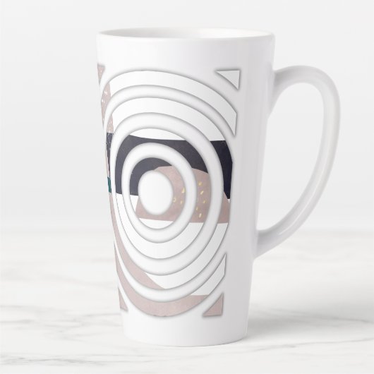 Abstract latte mug design milchtasse (Rechts)