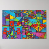 Abstract Launch in Athens Poster (Vorne)