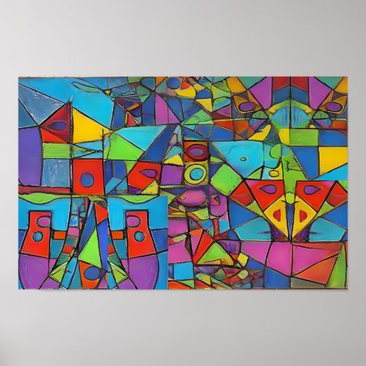 Abstract Launch in Athens Poster (Vorne)