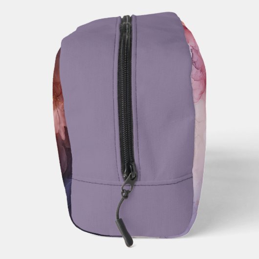 Abstract Lavender Floral Cloud Ink Landscape Waschbeutel (Rechts)