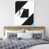 Abstract Leinwanddruck (Insitu (Schlafzimmer))