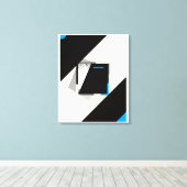 Abstract Leinwanddruck (Insitu (Holzboden))