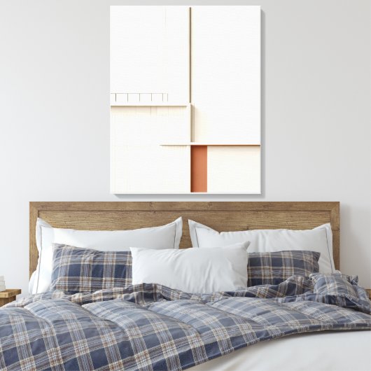 Abstract Leinwanddruck (Insitu (Schlafzimmer))