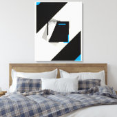 Abstract Leinwanddruck (Insitu (Schlafzimmer))