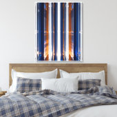 Abstract Leinwanddruck (Insitu (Schlafzimmer))