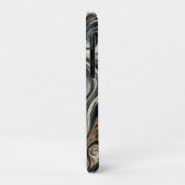 Abstract Leopard Print Swirl Case-Mate iPhone Hülle (Hinten/Links)