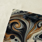 Abstract Leopard Print Swirl Strandtuch (Beispiel)