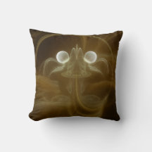 Abstract Light Energy Throw Pillow