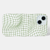 Abstract Line Art iPhone 15 Case (Rückseite (Horizontal))