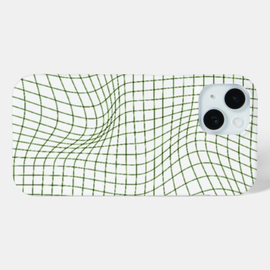 Abstract Line Art iPhone 15 Case (Rückseite (Horizontal))