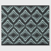 Abstract Line, Beautiful, Ikat seamless pattern, B Geschenkpapier (Flach)