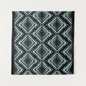 Abstract Line, Beautiful, Ikat seamless pattern, B Wandteppich (Vorderseite (Horizontal))