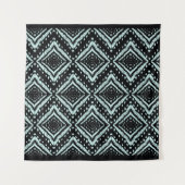 Abstract Line, Beautiful, Ikat seamless pattern, B Wandteppich (Vorderseite)