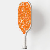 Abstract Linear Matrix (Orange) Fine Art Pickleball Schläger (Links)