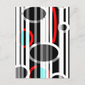 Abstract Lines and Elipses Postkarte (Vorderseite)