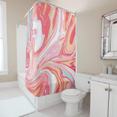 Abstract liquid marble or epoxy trending backgroun duschvorhang (Beispiel)