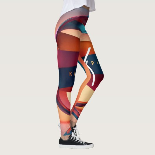 Abstract logo design leggings (Rechts)