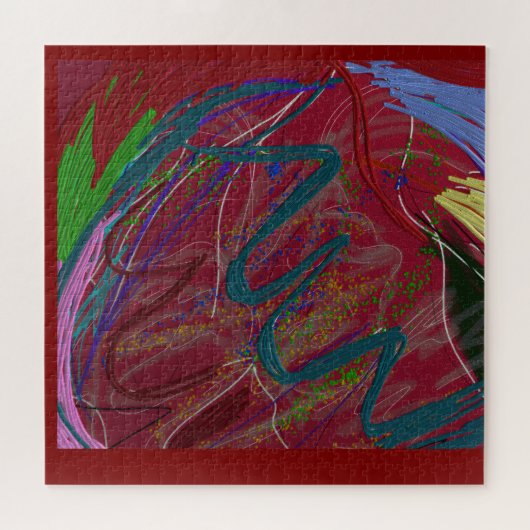 Abstract Love Jigsaw Puzzle (Horizontal)