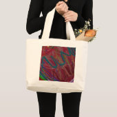 Abstract Love Jumbo Tote Bag Stoffbeutel (Vorderseite (Produkt))