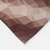 Abstract low poly animal tiger fur pattern. Nature Fleecedecke (Ecke)
