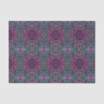 Abstract Magenta and Teal Blue Groovy Pattern
