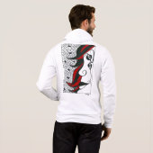 Abstract man hoodie (Schwarz voll)