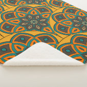 Abstract mandala fish scale seamless pattern. Orna Sherpadecke (3/4)