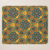 Abstract mandala fish scale seamless pattern. Orna Sherpadecke (Vorderseite (Horizontal))