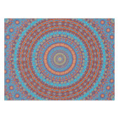 Abstract mandala round seamless pattern kaleidosco tischdecke (Vorderseite (Horizontal))