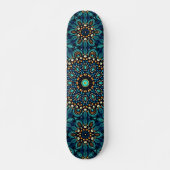 Abstract Mandala Street Art Skateboard (Vorne)