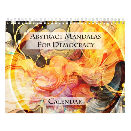 Abstract Mandalas for Democracy Calendar Kalender (Titelbild)