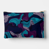 Abstract Marble Texture Zubehörtasche (Rückseite)