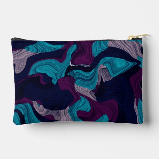 Abstract Marble Texture   Zubehörtasche (Rückseite)