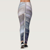 Abstract Marble Women Leggings – Comfortable leggi (Rückseite)