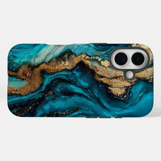 Abstract marine  Case-Mate iPhone hülle (Rückseite (Horizontal))