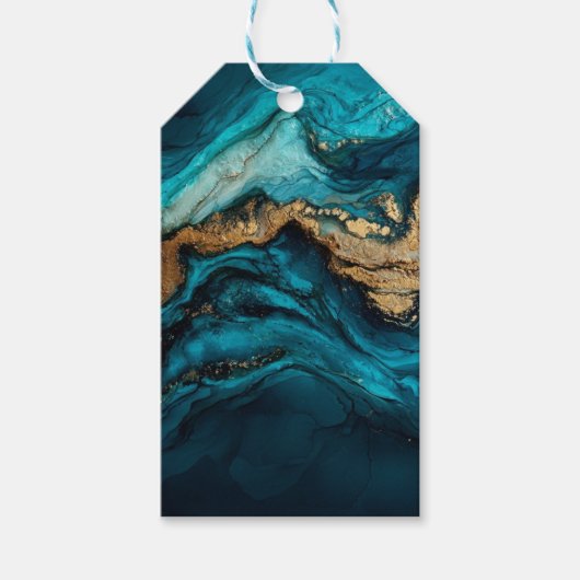 Abstract marine  geschenkanhänger (Vorderseite)